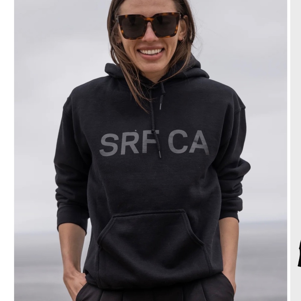 Heidi Merrick - SRF CA Hoodie - Black on Black